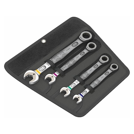 Posdatas Joker SAE Imperial Ratcheting Combination Wrench Set, 4 Piece PO3950455